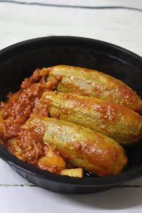 محشي كوسا قليل الكارب كيتو
