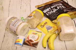 مكونات كيكة الموز