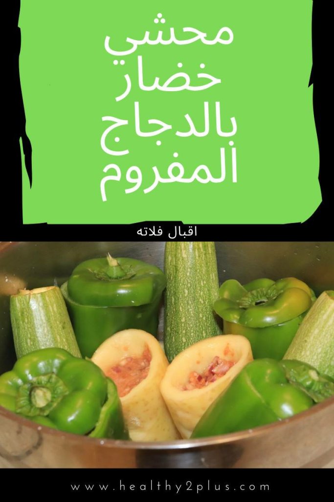 محشي خضار بالدجاج المفروم صحي